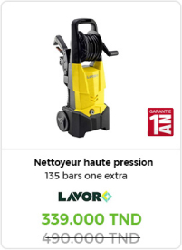 lavor-nettoyeur-haute-pression-one-extra-135-bar-garantie-12-mois