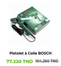 Pistolet à Colle BOSCH PKP 18 E-Application Précise et Chauffage Rapide