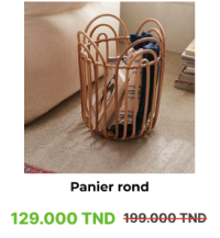 Panier rond Diamètre 40 Hauteur 50