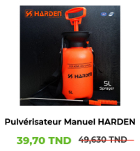 HARDEN - Pulvérisateur bouteille 5l