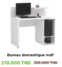 Petit bureau de chambre pour ordinateur avec tablette clavier et 3 Tiroirs mdf (particule) L90 x H77 x P50 cm