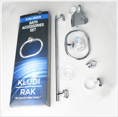 Pack d'accessoires de salle de bain 6 pièces Cliber RAK 21021