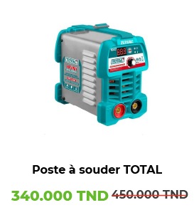 Poste à Souder Inverter TOTAL Mini 130A – Compact et Haute Performance