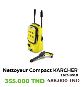 Nettoyeur haute pression K2 compact 1.673-500.0 - KARCHER GARANTIE 2 ANS